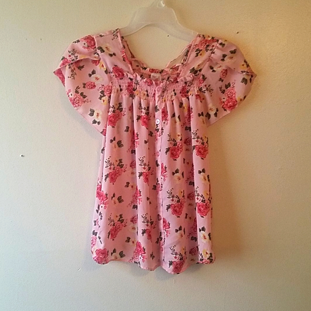 Light Pink Floral Top